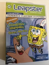 SpongeBob Squarepants Saves the Day Game Leapster 2, 2007  Complete-free shipp