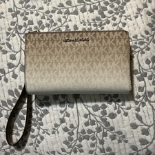Michael Kors Jet Set Travel Large Double Zip Wallet MK Ombr  Husk Multi