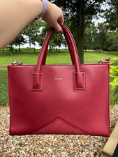 Pixie Mood Red Satchel Top Handle Bag Zip Top...