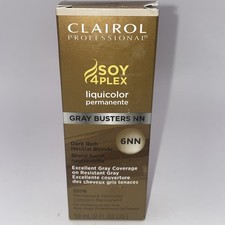 Clairol Professional Soy 4Plex Permanent Hair Color 6NN DK RICH NEUTRAL BLONDE