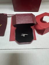 Elegant Pave Crystal Ring Size 7 With Box & Pouch