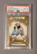 2019-20 Upper Deck SPx - Finite Connor McDavid 1/1 Auto #F-9 PSA 8
