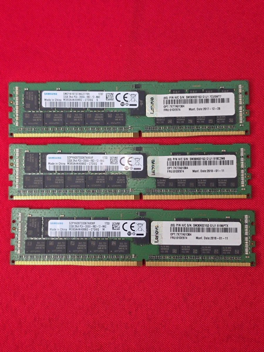 S1 Samsung サーバーPC3L 32GBセット16GB2枚 Samsung Network Server Memory (RAM) 3 Modules for sale | eBay