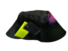 Psycho Bunny Multicolor Black Reversible Sugar Land Bucket Hat Cap