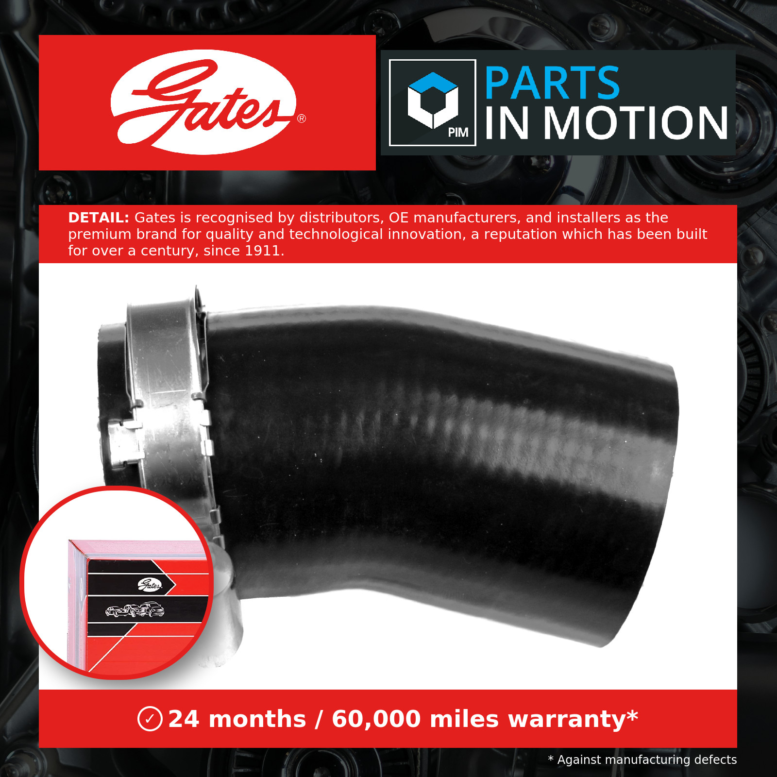 GATES 09-0806 Charger Air Hose for AUDI,SEAT,SKODA,VW - Image 15