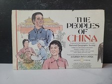 The Peoples Of China National Geographic Society Map October 1982