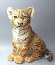 Tiger Cub Sculpture By Country Artists  Young & Attentive 03373 10in