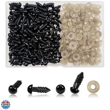 150pcs 6mm Safety Eyes for Amigurumis Craft Crochet Eyes with 150pcs Washers ...