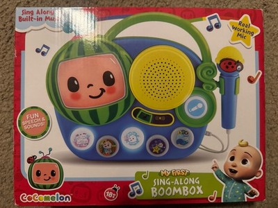 KIDdesigns Cocomelon My First Sing-Along Boombox Real Working Mic 18M+ 2022