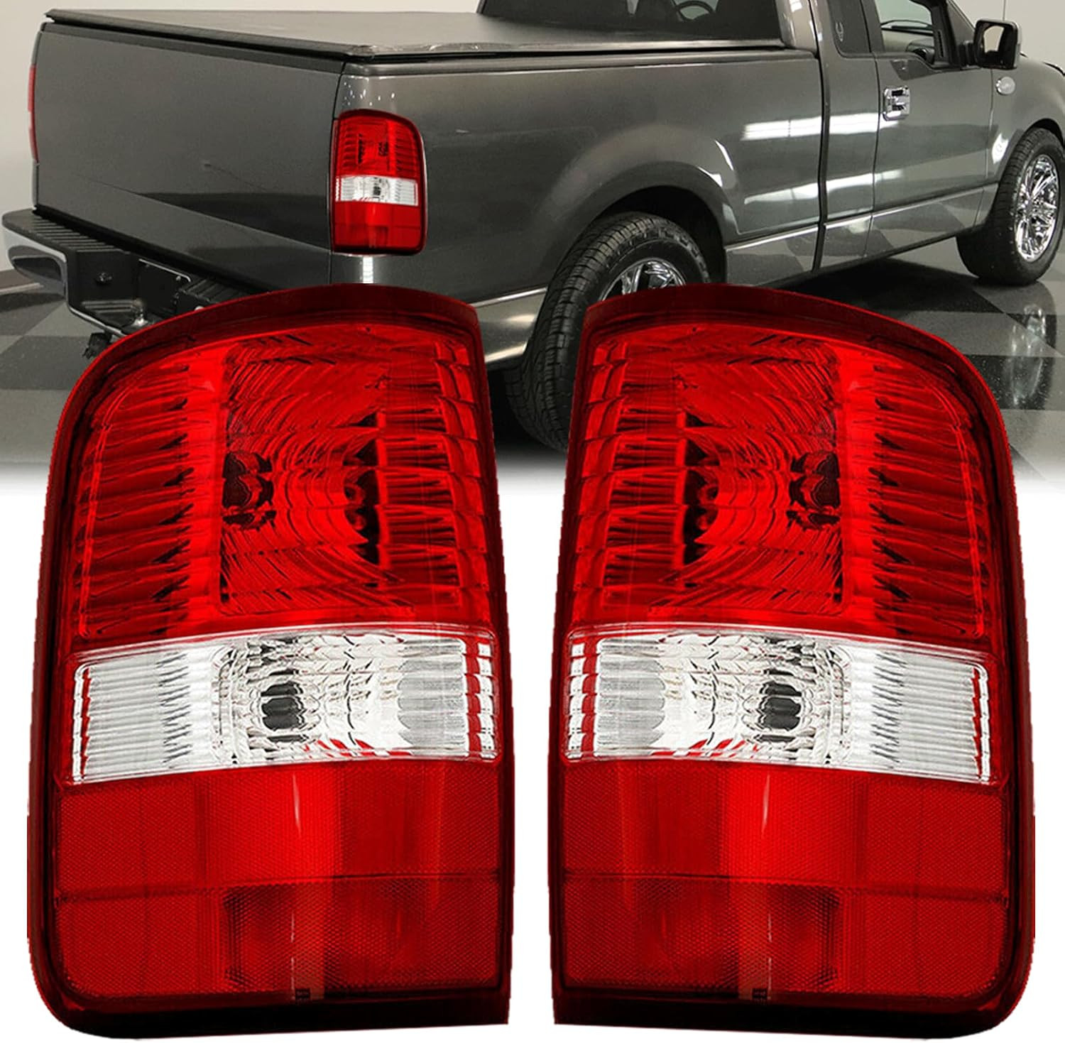 2004-08 F150 Driver Passenger Tail Light Housing–Compatible Replacement