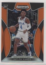 2019-20 Panini Prizm Draft Picks Orange Prizm Jaylen Hands #58 0c2