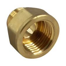 3/4" x 1/2" Brass Reducing Coupling - PACK OF 5 - FREE Next-Day Delivery