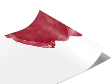 Rwraps Red Watercolor Gig Economy Gloss Vinyl Film Wrap 59in x 6in Vinyl