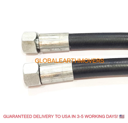 JCB BACKHOE - HOSE 1/2BSP 500MM, SET OF 2 PCS. (PART NO. 613/20200) - Picture 5 of 11