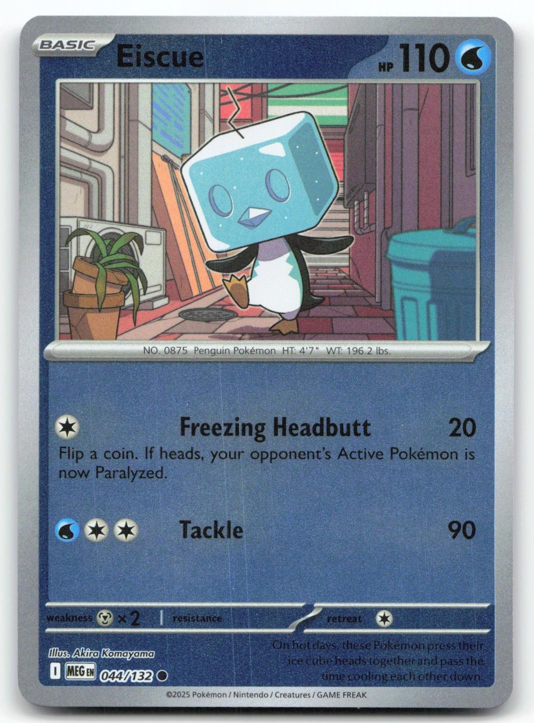 Eiscue #044/132 Common, Reverse Holo | ME01: Mega Evolution | 2025