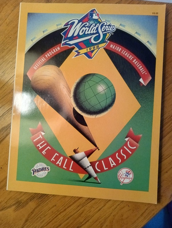 1998 World Series Official Program - Padres Vs Yankees