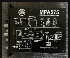 Ingram Engineering MPA575 500 Series Preamp  EQ  Compressor  Channel Strip