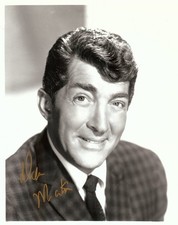 Dean Martin Signed Autographed 8X10 Photo Classic Suit Close-Up B/W JSA ZZ31507