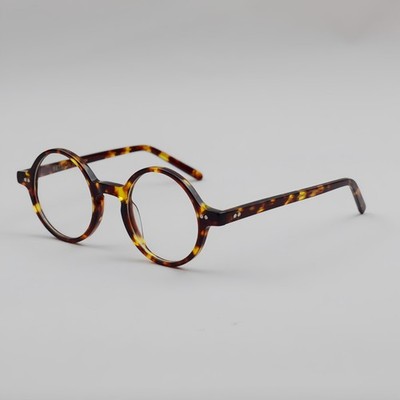 Acetate Eyeglasses Frames Thoma Reading Glasses Round Tortoise Fashion Men Women