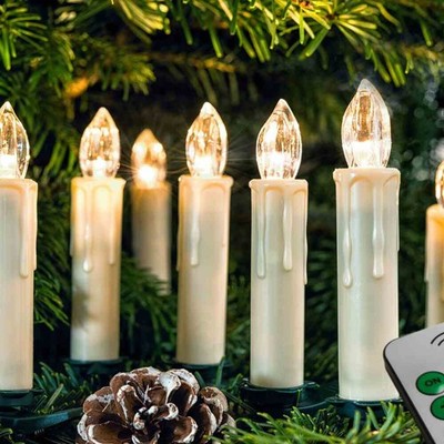 LED Erweiterungsset Innen 5St Christbaumkerzen Weihnachtsbaum Baumkerzen Kerzen