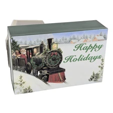 Gold Label Matchbox Animated Train Music Box "We Wish You A Merry Christmas"