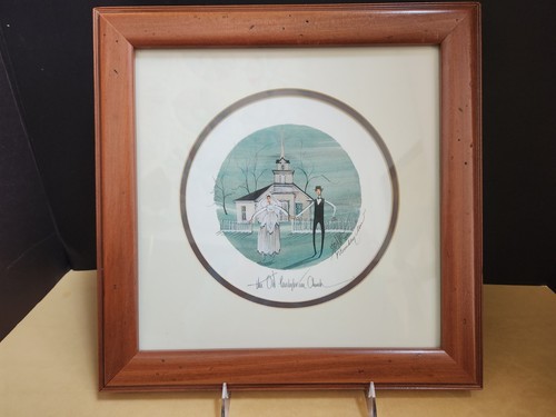 P Buckley Moss Signed THE OLD PRESBYTERIAN CHURCH Limited. Ed. Print #895/1000 - Picture 1 of 15