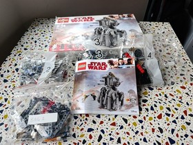 LEGO Star Wars First Order Heavy Scout Walker 75177 Complete w/ Manual and Minis