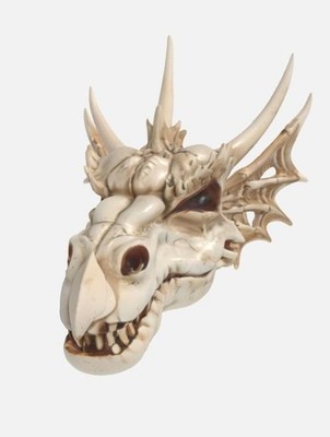 Drachenschädel 3D Druck - mehrere Größen (klein / mittel / groß) - roh oder hell P