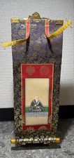 Exclusive to Mr. Zen A pair of Buddhist painting hanging scrolls, made of gold