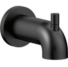 Delta RP73371BL Trinsic 6-1/8" Diverter Wall Mounted Tub Spout - Black