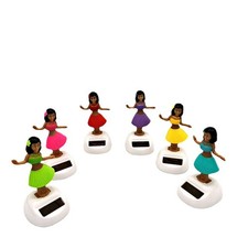 Fashion Solar Powered Dancing Hula Girl Swinging Bobble Home Car Decor Toy Gift