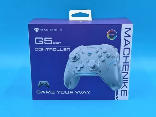 Machenike G5 Pro Tri-mode White Controller For Windows PC Switch IOS Android PC