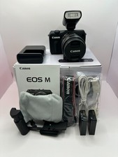 Canon EOS M 18.0MP Digital Camera - Complete Kit W/ 18-55mm EF-M IS STM Lens