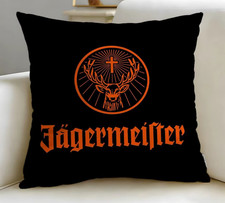 J&auml;germeister Kissenbezug - Bezug / H&uuml;lle f&uuml;r Kissen 40 x 40 cm schwarz