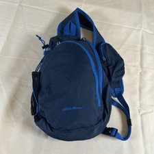 EDDIE BAUER Black Royal Daypack Crossbody Shoulder Bag Sling Pack
