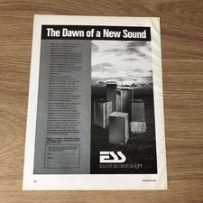 GRAM124 ZEITSCHRIFTENWERBUNG 11X8 ESS LAUTSPRECHER SORTIMENT