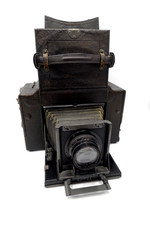 Antique Folmer  Schwing 3A Graflex Camera w/ 5x7 Bausch  Lomb Tessar Lens