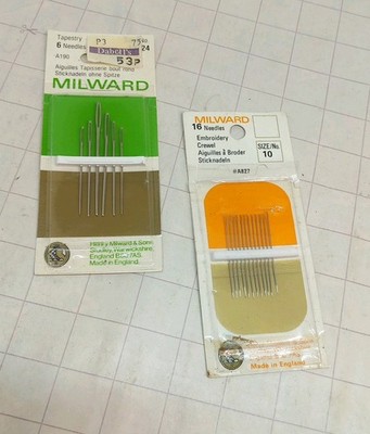 2 x Packungen Milward Vintage Nadeln
