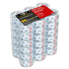 Heavy Duty Packing Tape 36 Rolls, Total 2448Y, Clear, 2.7 Mil, 2 Inch X 68 Yards