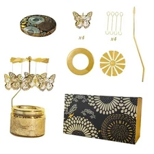 Candle Gifts for Women, Unique Birthday Rotatable Scented Candle with Butterfly