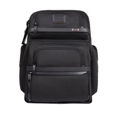 Tumi Alpha 3 Compact Laptop Brief Pack Backpack Black 15  FXT Ballistic Nylon