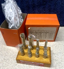 Machinist Tools: 8 Piece 3/8" Cobalt Boring Bar Set (NOS) Japan