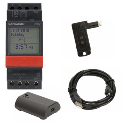 Sangamo 25999 Jahreszeitschaltuhr, Software USB Link und Programmschlüssel Bundle