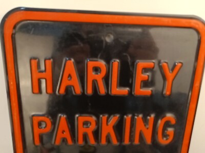 Harley Davidson Parking Only Metal Sign | eBay