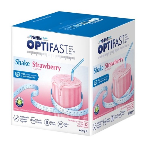 Batido 12's x 53g OPTIFAST VLCD Sabor FRESA Pérdida de Peso Envío Express - Imagen 2 de 3