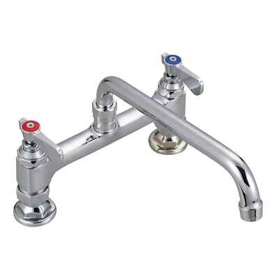 BK Resources BKF8HD-16-G OptiFlow Solid Body w/ 16'' Swing Spout Faucet