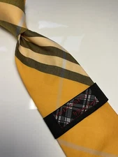 NWT Plaid Neck Tie & Hanky  Steven Land – NEW Check Collection Hi-DENSITY