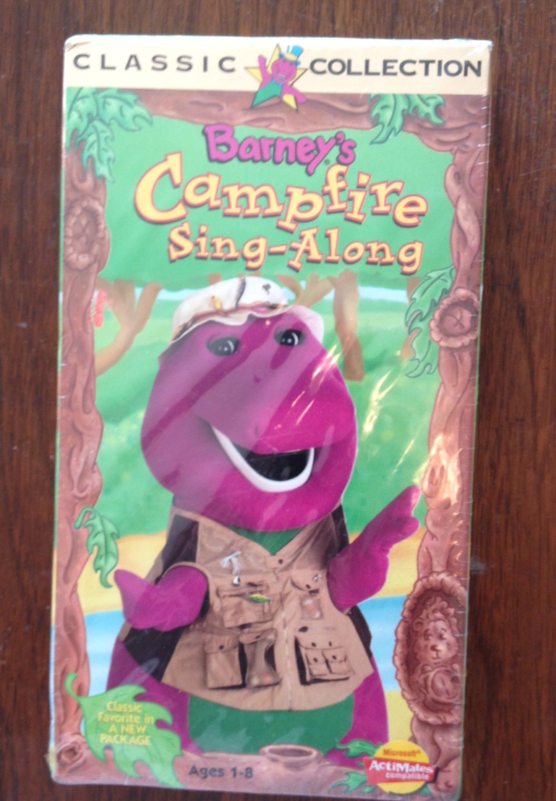 Barney Barneys Campfire Sing Along VHS 1990 Classic Favorite