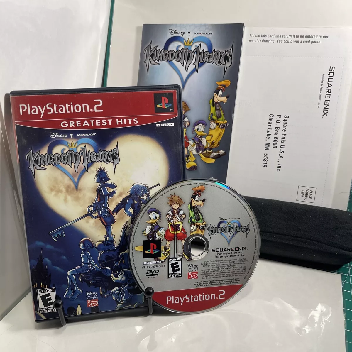 Kingdom Hearts Sony Playstation 2 PS2 Game Tested + Working Disc Only