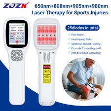 Medical Grade Cold Laser Therapy LLLT Device 25 Diodes NIR Light For Pain Relief